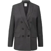 QS Blazers donkergrijs / wit