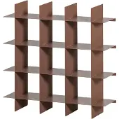 Woood Brik Wandrek - Metaal - Oudroze - 60x60x15