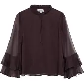 Comma Blouse aubergine