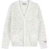Dstrezzed Gebreid vest 'Magnus' lichtblauw / lichtgrijs