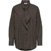 ONLY Blouse 'MAYLIN' bruin gemêleerd / zwart