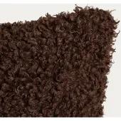 Homla | Kussensloop | SOLANO | bruin, van bouclé stof met lussentextuur | 45x45 cm | 782855
