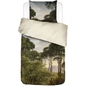 Essenza Selva Dekbedovertrek Biologisch Katoensatijn Vanille - Eenpersoons – 140x200/220 cm