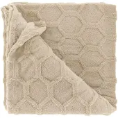 Unique living plaid thor chateau grey 150x200cm
