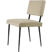 Gubi M-Chair stoel Bonito 075-mat zwart