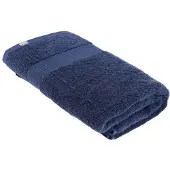 Tendance Serviette de bain 90 x 150 cm 100 % coton bleu marine