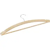 Peggy Perfect houten kledinghangers, draaibare metalen haak, 420 mm