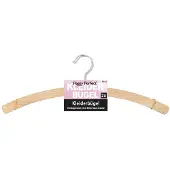 Peggy Perfect houten kledinghangers, zonder steun, naturel, 2 stuks