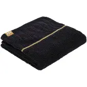 Tendance Serviette de toilette 50 x 90 cm effet zèbre Arusha noir