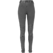 Urban Classics Dames/Dames Jersey Denim Look Legging (Donkergrijs)