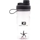 IQ Vita 720 ml schudfles (Transparant / Zwart)