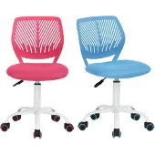 Dripio Set van 2 kinderbureausstoelen, in hoogte verstelbaar, zonder armleuningen, modern design