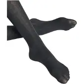 Falke Dovetail eenkleurig materiaal half ondoorzichtig 50 DEN panty dames zwart - maat M-L