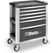 Beta C39/6 Grijs Gereedschapswagen, met zes laden - 039000032