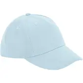 Beechfield 5 Panelen Biologisch Katoenen Baseball Cap (Poederblauw)