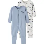 Name it Nachtkledij ecru / navy / pastelblauw / lichtblauw