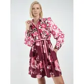 MSN Collection Geprinte A-Lijn Mini Dress