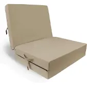 Dripio Valmatras Senior, 195x85x10 cm, beige, met wasbare hoes