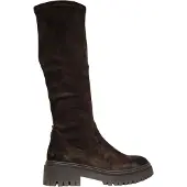 Mexx Phaedre Keto Laarzen - Suède - Dames - Bruin - Maat 40