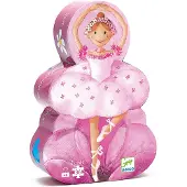 Djeco La Ballerine à la fleurs Puzzle 36 pcs