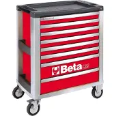 Beta C39/8 Rood Gereedschapswagen, met 8 laden - 039000043