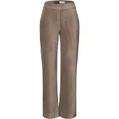 Cecil Dames Broek met High Waist en rechte pijpen in een Loose Fit-pasvorm - Bruin - XS