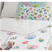 Play Fabrics Dekbedovertrek Peppa Pig, Time Bed, kleurrijk