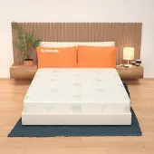 OEM Orthopedisch matras, watergel, aloë vera, 160x200 cm, wit