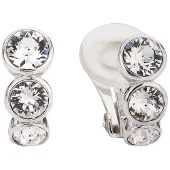Traveller oorclips - met Swarovski Crystal - #155805