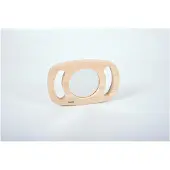 TickiT Makkelijk vast te houden houten Handspiegel