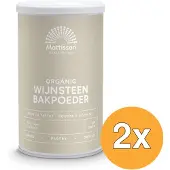Mattisson 2x Wijnsteenbakpoeder Bio (180 gr)