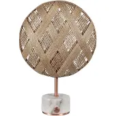 Forestier Chanpen Tafellamp Copper|Natural | S | Diamond Ø26 cm