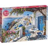 CherryPazzi Puzzel met 1000 stukjes. Santorini Blues, modelnummer 30936