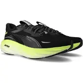 Puma Magnify NITRO 3 Hardloopschoenen Zwart Geel AW26, Maat 44 - EUR