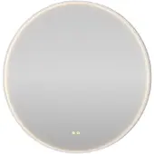 Proline Orbis Spiegel Rond LED Kader 80x4x80 cm Mat Wit