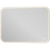Proline Lorenzo Spiegel Rond LED Kader 100x4x70 cm Mat Wit