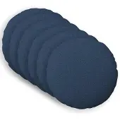 vidaXL Kussensloop 6 st HEERLEN Blauw Diam. 30 cm Stof