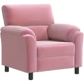 vidaXL Bank Roze 94 x 85 x 93 cm fluweel