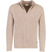 Born with Appetite half zip trui camel gebreid