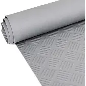 ANRO Rubberen Mat Traanplaat Grijs 140x180cm – TPE Geurarm Antislip Werkplaatsvloer Garagemat