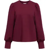 Object Sweater Andrea Bordeaux Rood dames