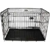 Ozami - Dog Transportcage Black 78x49x56cm - Lux
