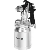 VOREL HVLP-spuitpistool met reservoir van 1000 ml