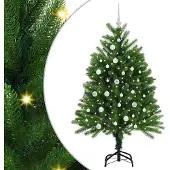 vidaXL Kerstboom met 150 LED met standaard Groen 120 cm PE