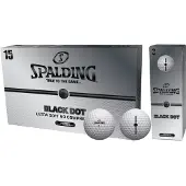 Spalding Golfballen Black Dot (x15)
