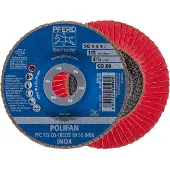 PFERD TOOLS 67711580 PFC 115 CO-FREEZE 80 SG INOX Lamellenschijf Diameter 115 mm Boordiameter 22.23 mm Korrelgrootte (num) 80 Legering op nikkelbasis,
