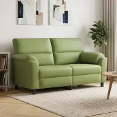 vidaXL Bank Lichtgroen 174 x 85 x 93 cm fluweel