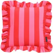 NOVÉE Ruffles stripe / kussenhoes | 45x45 cm | katoen/polyester
