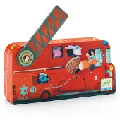 Djeco Puzzlespiel - 16 Teile - Feuerwehrauto - - One Size - Puzzlespiele