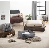 Lola Toys - Hondenmand - Rechthoekig polyester hondenbed, 55 x 50 cm